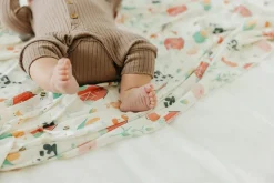 Copper Pearl Knit Swaddle Blanket - Farmstead