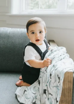 Copper Pearl Knit Swaddle Blanket - Kai