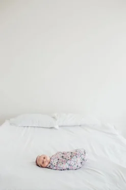 Copper Pearl Knit Swaddle Blanket - Morgan