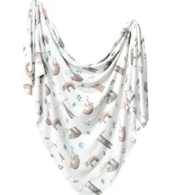 Copper Pearl Knit Swaddle Blanket - Noah