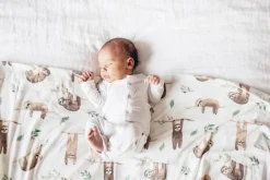 Copper Pearl Knit Swaddle Blanket - Noah