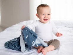 Copper Pearl Knit Swaddle Blanket - North