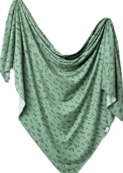 Copper Pearl Knit Swaddle Blanket - Poe