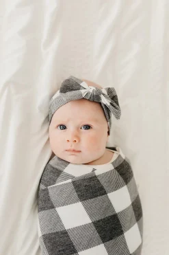 Copper Pearl Knit Swaddle Blanket - Scotland