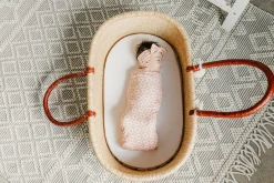 Copper Pearl Knit Swaddle Blanket - Star