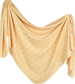 Copper Pearl Knit Swaddle Blanket - Vance