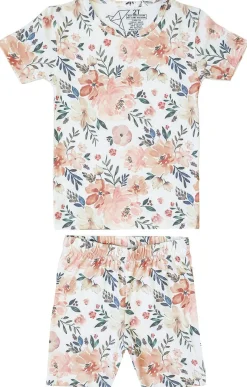 Copper Pearl 2 Piece Short Sleeve Pajamas - Autumn, 12M