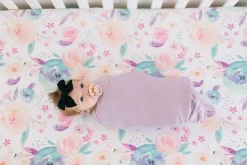 Copper Pearl Premium Fitted Crib Sheet - Bloom