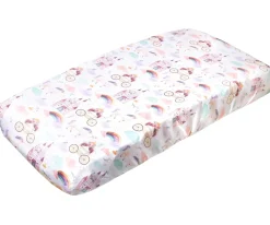 Copper Pearl Premium Knit Diaper Changing Pad Cover - Enchanted