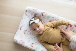 Copper Pearl Premium Knit Diaper Changing Pad Cover - Enchanted