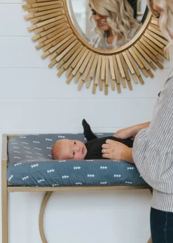 Copper Pearl Premium Knit Diaper Changing Pad Cover - North