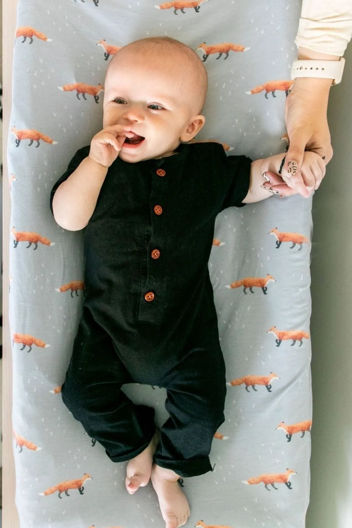 Copper Pearl Premium Knit Diaper Changing Pad Cover - Swift
