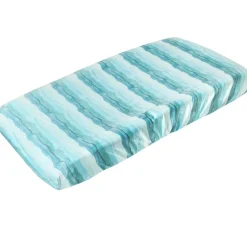 Copper Pearl Premium Knit Diaper Changing Pad Cover - Waves