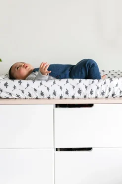Copper Pearl Premium Knit Diaper Changing Pad Cover - Wild