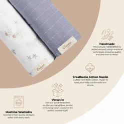 Crane Baby Cove 3-pc. Swaddle Set - Sea Life
