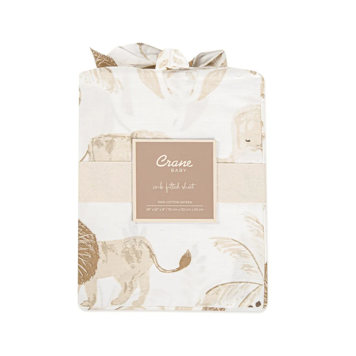 Crane Baby Kendi Crib Sheet - Animal