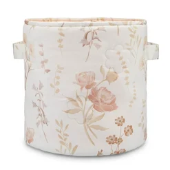 Crane Baby Violet Quilted Nursery Storage Bin