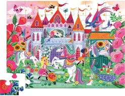 Crocodile Creek 36-Pc Shaped Box Puzzle - Unicorn Castle