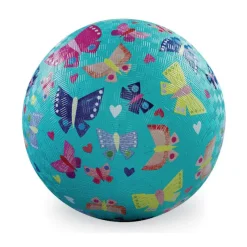 Crocodile Creek 5" Playground Ball - Butterfly Rainbow