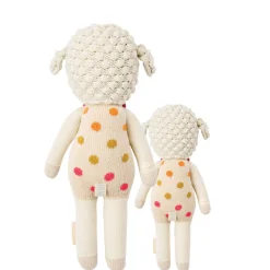 Cuddle+Kind Hand Knit Doll - Mini Lucy the Lamb, 13
