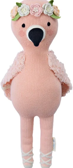 Cuddle+Kind Hand Knit Doll - Mini Penelope the Flamingo, 13"