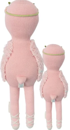 Cuddle+Kind Hand Knit Doll - Mini Penelope the Flamingo, 13