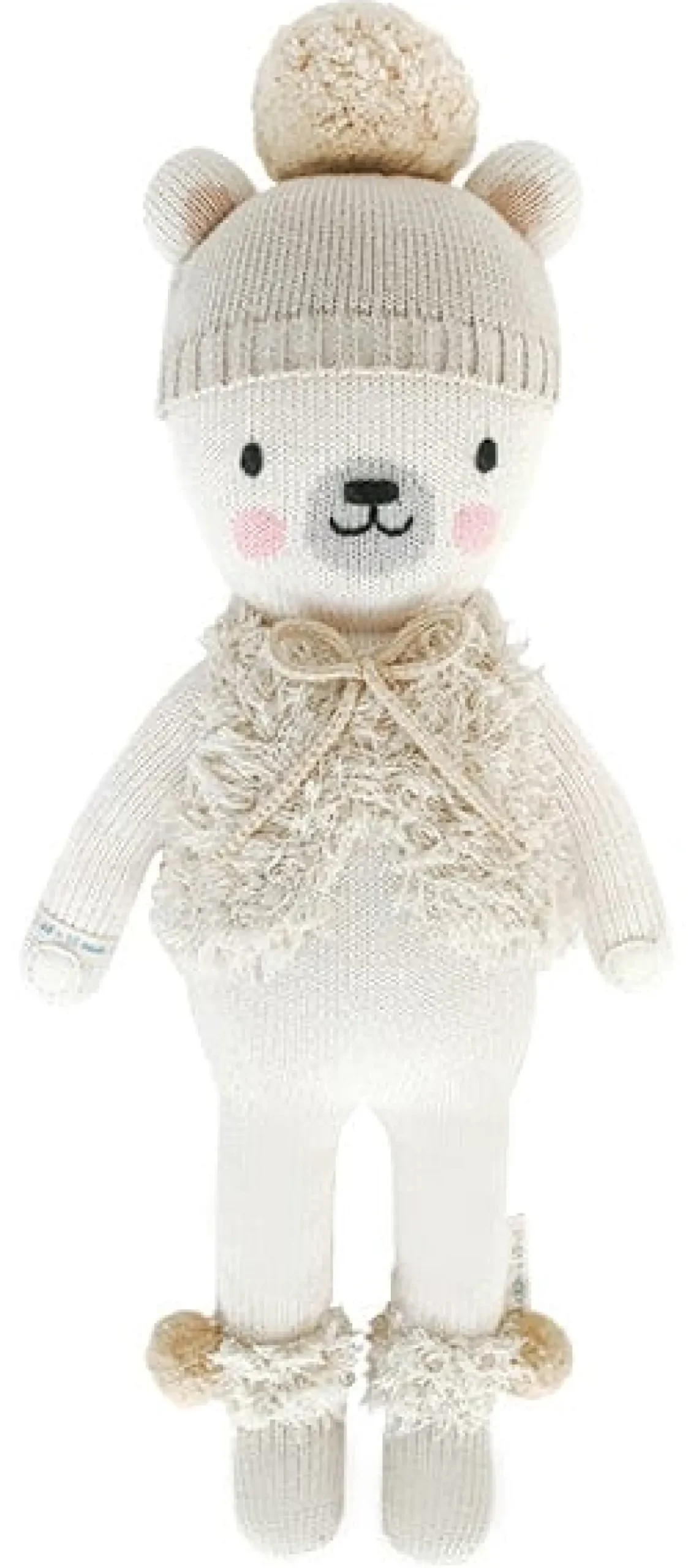 Cuddle+Kind Hand Knit Doll - Mini Stella the Polar Bear, 13"