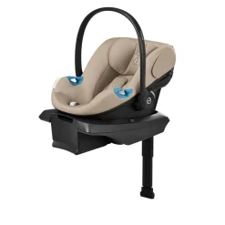 Cybex Aton G2 Infant Car Seat with Load Leg Base - Almond Beige