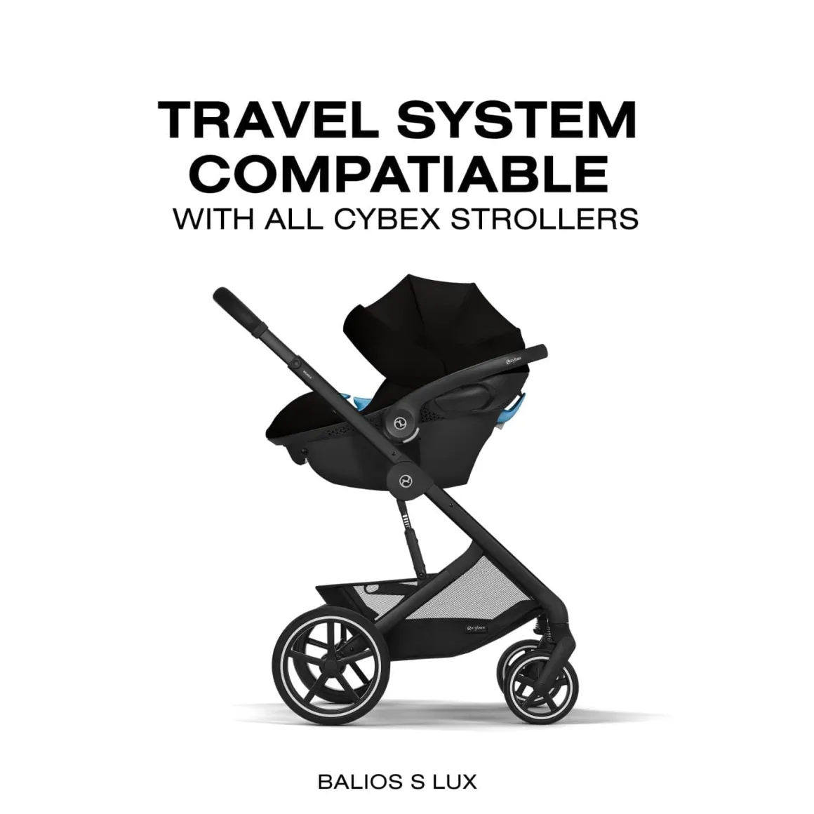 Cybex Aton G2 Swivel Infant Car Seat with Load Leg Base - Moon Black