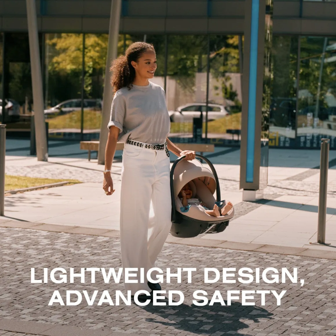 Cybex Aton G2 Swivel Infant Car Seat with Load Leg Base - Stone Grey