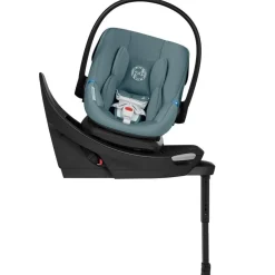Cybex Aton G2 Swivel Infant Car Seat with Load Leg Base - Stormy Blue