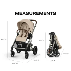 Cybex Balios S Lux Stroller - Almond Beige