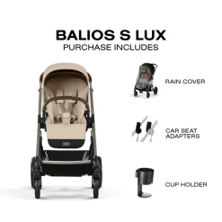 Cybex Balios S Lux Stroller - Almond Beige