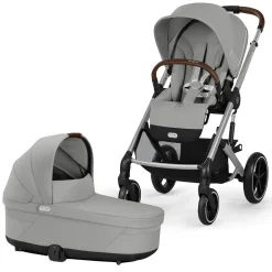 Cybex Balios S Lux Stroller + Cot Bundle - Stone Grey