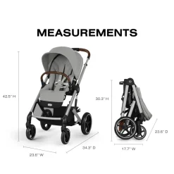Cybex Balios S Lux Stroller - Stone Grey