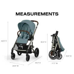 Cybex Balios S Lux Stroller - Stormy Blue