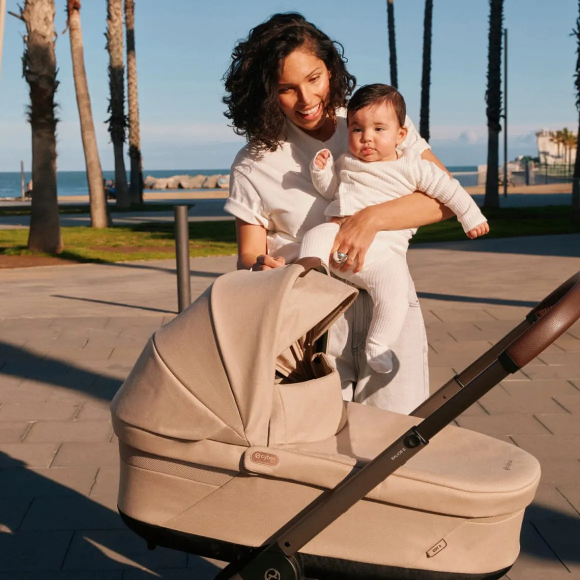 Cybex Balios / Talos Cot S Lux - Moon Black