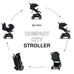 Cybex Beezy 2 Compact Stroller - Dark Blue