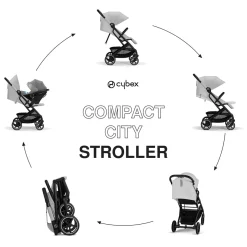 Cybex Beezy 2 Compact Stroller - Fog Grey