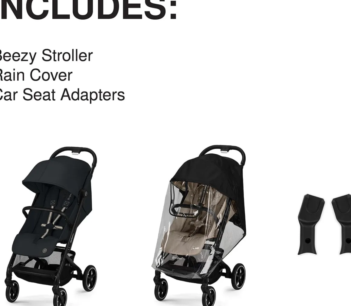 Cybex Beezy 2 Compact Stroller - Magic Black