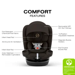 Cybex Callisto G 360 Rotating All-in-One Convertible Car Seat - Chocolate Brown