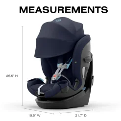 Cybex Callisto G 360 Rotating All-in-One Convertible Car Seat - Ocean Blue