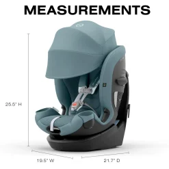 Cybex Callisto G 360 Rotating All-in-One Convertible Car Seat - Stormy Blue