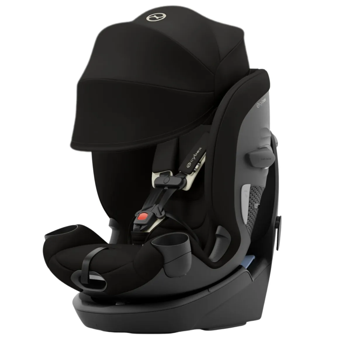Cybex Callisto G 360 SELECT Rotating All-in-One Convertible Car Seat + Canopy Bundle - Black
