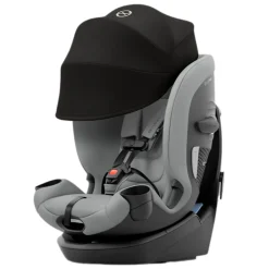 Cybex Callisto G 360 SELECT Rotating All-in-One Convertible Car Seat + Canopy Bundle - Grey