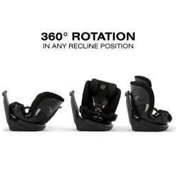 Cybex Callisto G 360 SELECT Rotating All-in-One Convertible Car Seat - Black