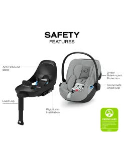 Cybex Cloud G Pro Comfort Extend Infant Car Seat - Stone Grey