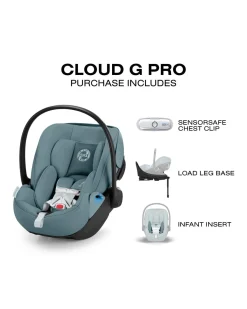 Cybex Cloud G Pro Comfort Extend Infant Car Seat - Stormy Blue