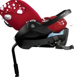 Cybex Cloud Q SensorSafe Reclining Infant Car Seat - Petticoat Red by Jeremy Scott