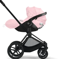 Cybex Cloud Q Sensorsafe Reclining Infant Car Seat - Simply Flowers - Pale Blush